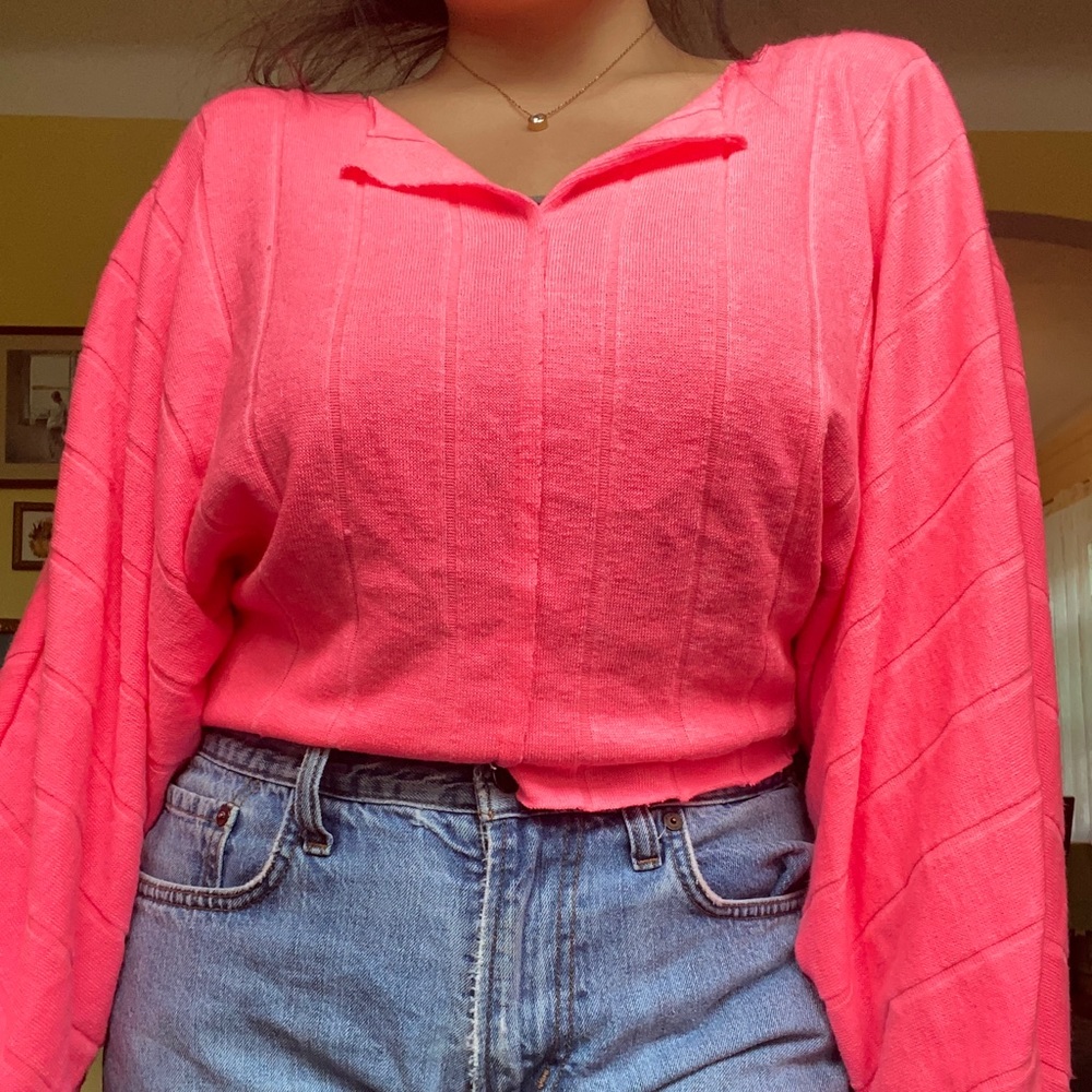 FashionNova Neon Pink Sweater